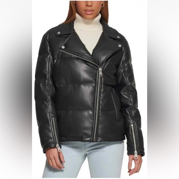 Levi's Jackets & Blazers - NWT Levi’s Quilted Faux Leather Moto Jacket